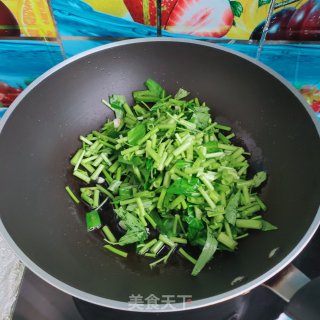 猪油炒空心菜步骤4