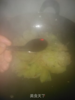 青笋银耳滑炒肉片步骤11