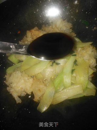 青笋银耳滑炒肉片步骤12