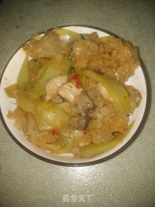 青笋银耳滑炒肉片步骤15