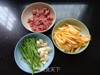菠萝蜜炒肉步骤1