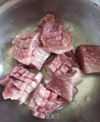 山豆角焖瘦肉步骤3