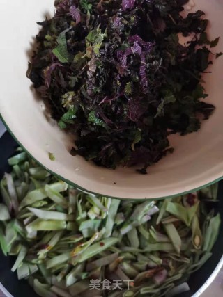紫苏焖红扁豆步骤7