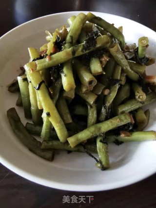 紫苏焖豆角步骤9