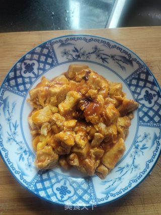 鸡蛋烧豆腐步骤9