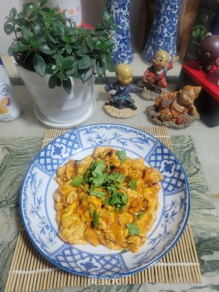 鸡蛋烧豆腐步骤11