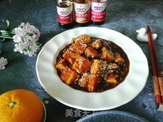 比肉还好吃的～脆皮糖醋豆腐步骤6