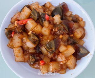 凉粉烧皮蛋步骤5