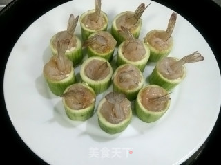 轻养瘦身虾仁豆腐丝瓜盅步骤9