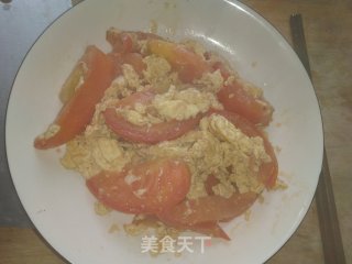 番茄炒蛋或是蛋炒番茄步骤6