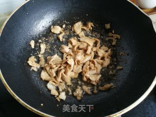 杏鲍菇黄瓜炒肉片步骤4