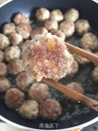 煎肉丸步骤9