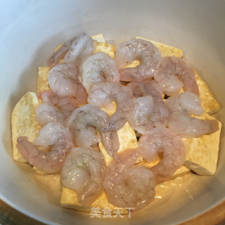 虾仁粉丝煲豆腐步骤7