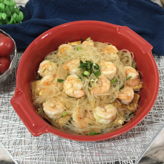 虾仁粉丝煲豆腐步骤14