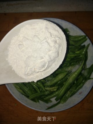 酸辣蒸豆角步骤3