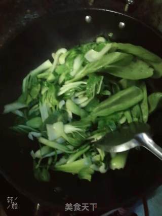 蒜香青菜步骤2