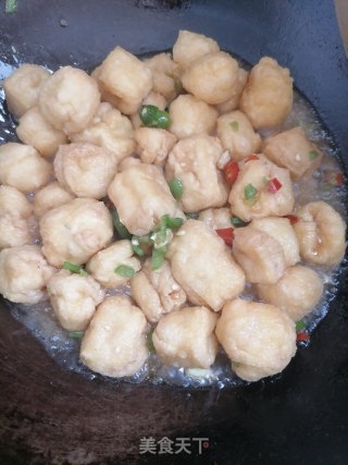素炒油豆腐步骤4