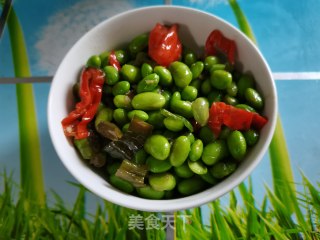 辣椒炒毛豆步骤8