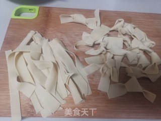 千张煮粉条步骤1