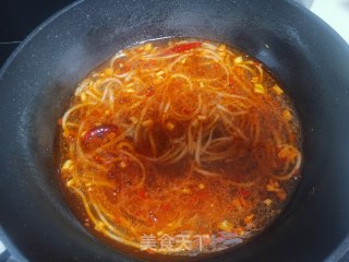千张煮粉条步骤7