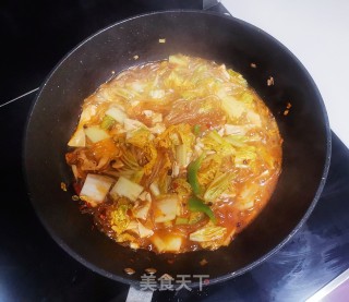 千张煮粉条步骤9