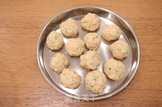 低脂鸡肉豆腐丸子步骤11