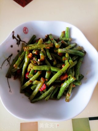 素炒豇豆步骤6