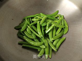 蚝油甜豆步骤3