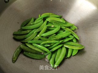 蚝油甜豆步骤4