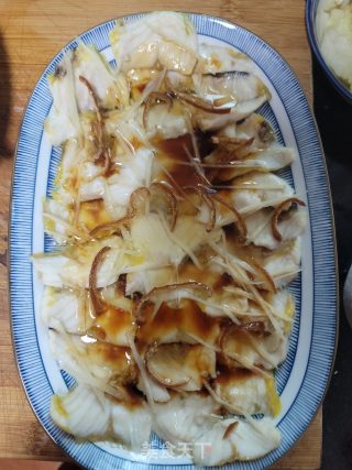 陈皮蒸鲟龙鱼片步骤7