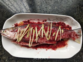 红糟蒸午鱼步骤6
