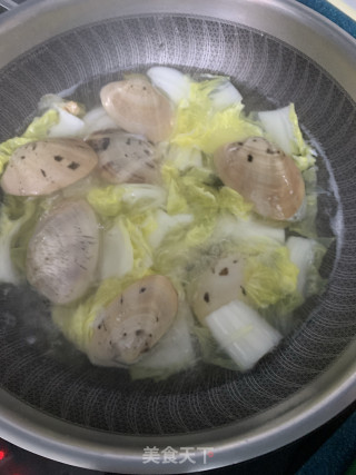 蛤蜊娃娃菜步骤2