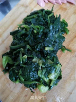 菜籽炒火腿步骤1