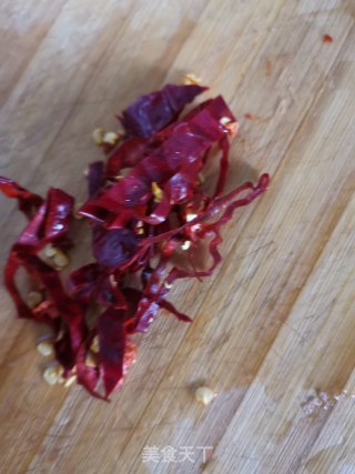 菜籽炒火腿步骤3