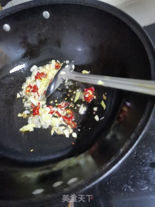菜籽炒火腿步骤5