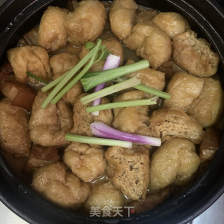 油豆腐焖五花肉步骤12