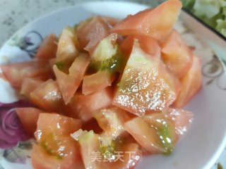 西红柿圆白菜炒鸡蛋步骤2