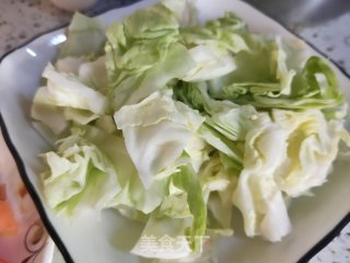 西红柿圆白菜炒鸡蛋步骤3