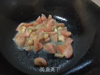 西红柿圆白菜炒鸡蛋步骤6