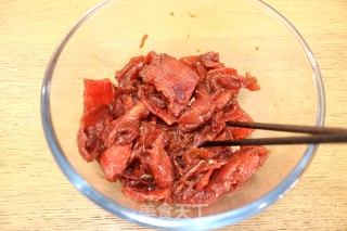 蒸牛肉豆腐金针菇步骤3