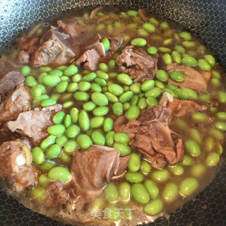毛豆烧排骨步骤9