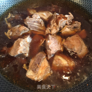 毛豆烧排骨步骤8