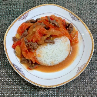 番茄牛肉盖饭步骤11