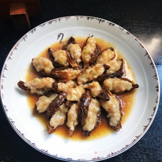 羊肚菌酿虾肉步骤11