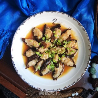 羊肚菌酿虾肉步骤12