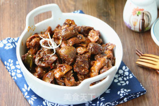 麻辣鸡胗鸡心步骤9