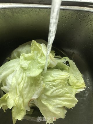 蚝油西生菜步骤2