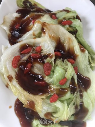 蚝油西生菜步骤8