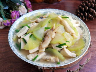 蛏子蒲瓜烧豆腐步骤8