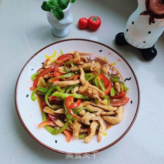 鸡胸肉炒辣椒步骤13